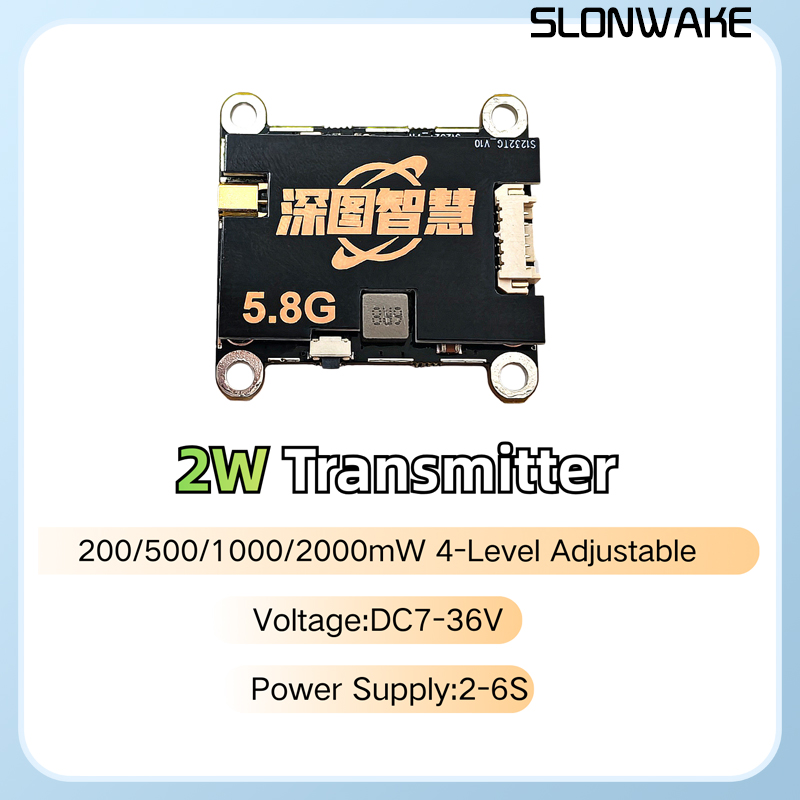 SLONWAKE 5.8G 56CH 2W zender V - Drone Receiver recensie en prijs