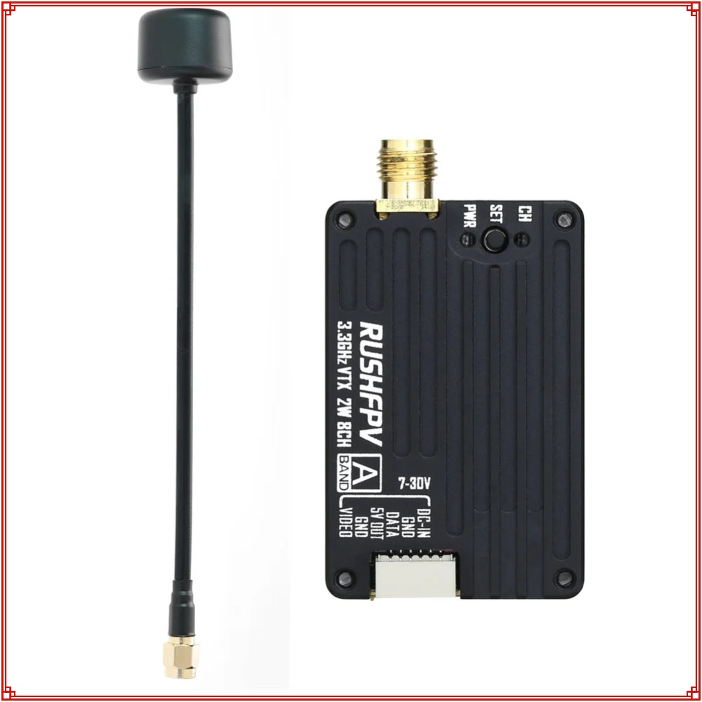 2026 Nieuwe RUSHFPV 3.3G 2W VT - Drone Receiver recensie en prijs